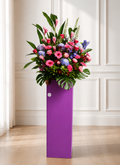 VIOLET PROSPERITY | Shocking Pink Gerberas Grand Opening Standee