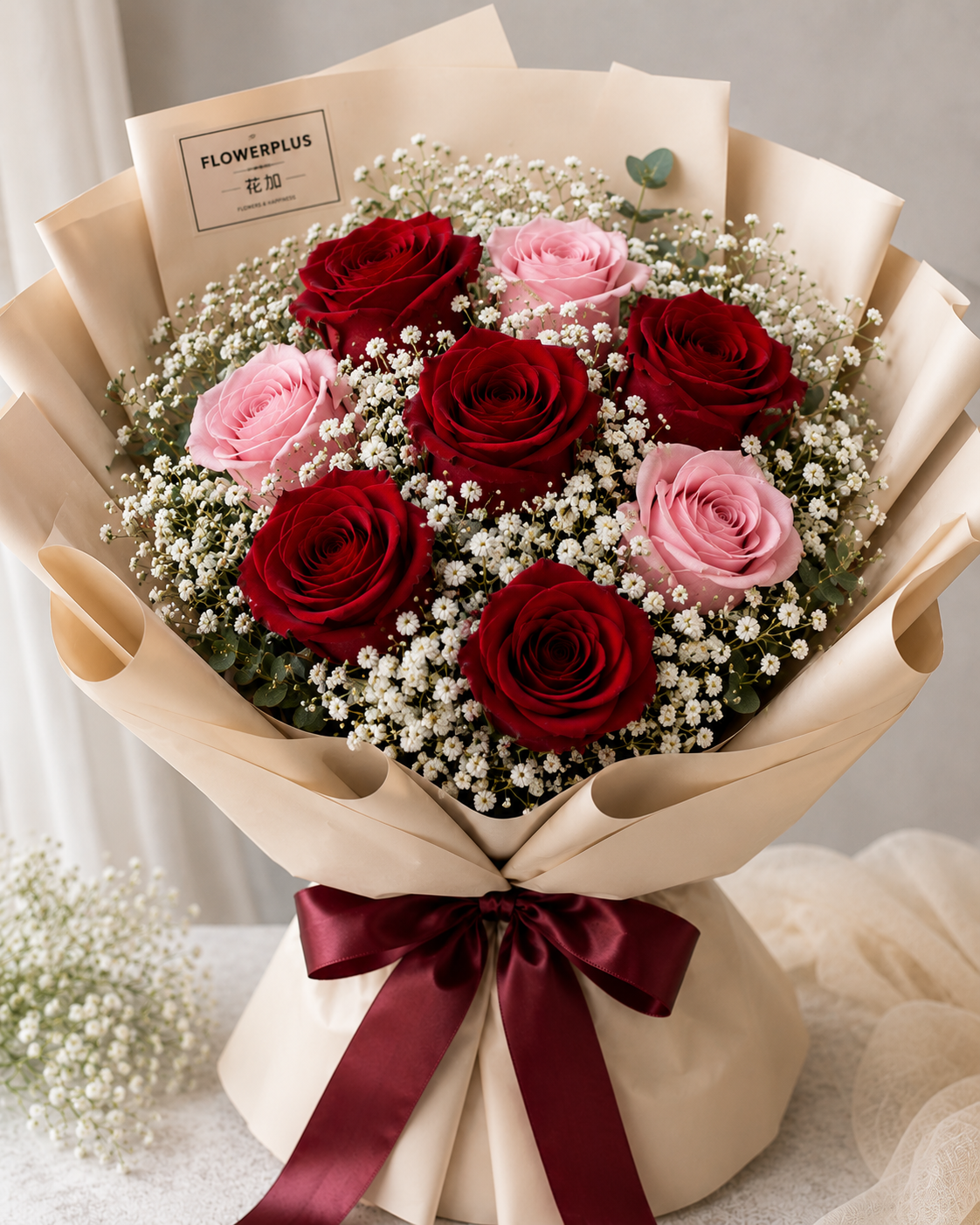 UNVEILING LOVE | Red Roses w Pink Roses Bouquets