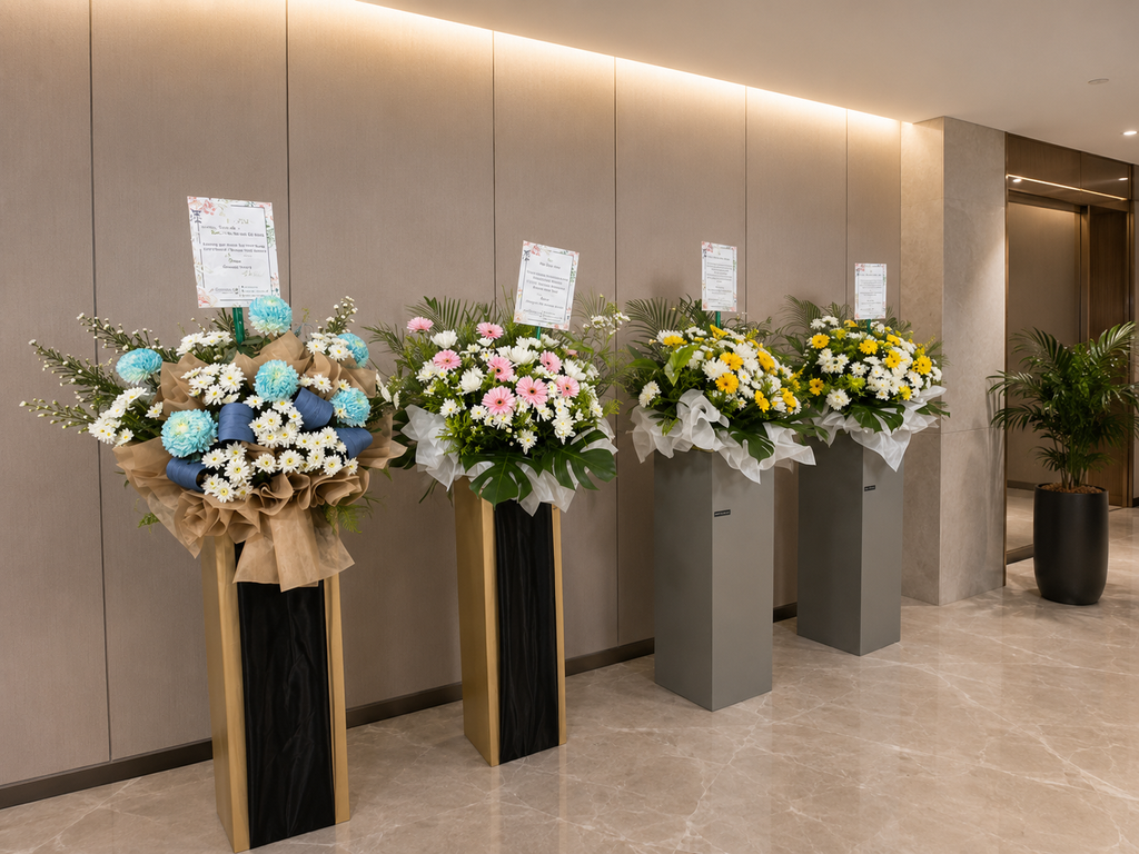 FLOWERPLUS花加 SIMPLE | Condolences Standee