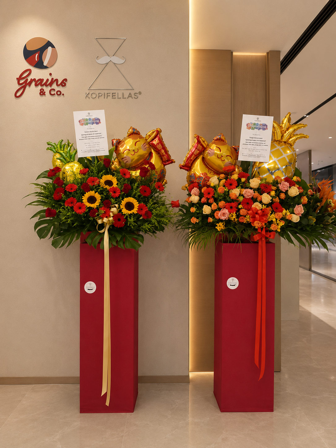 FLOWERPLUS花加 SIMPLE | Grand Opening Standee