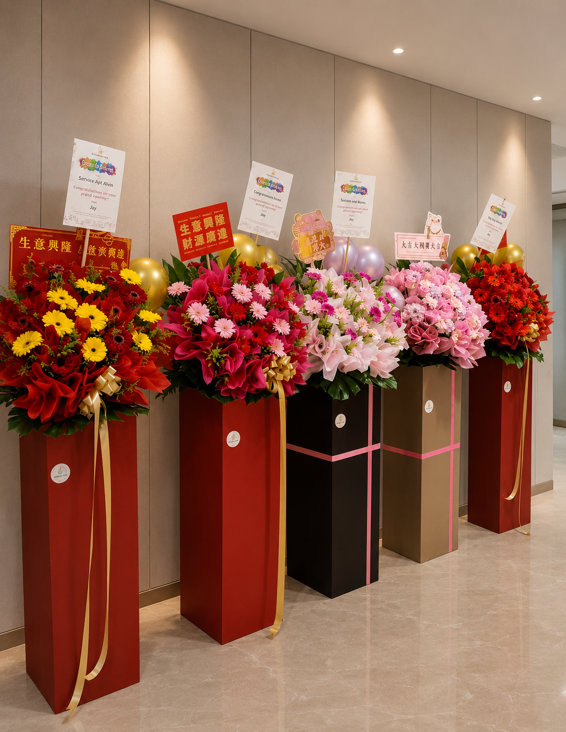 FLOWERPLUS花加 SIMPLE | Grand Opening Standee