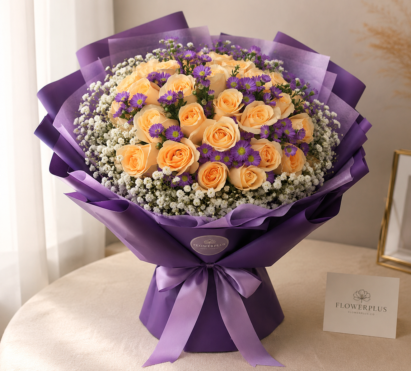 LAVENDER ELEGANCE | Champagnes Roses Bouquets