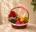 SWEET HARMONY | Fruits & Floral Basket