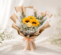 CHEERS TO CELEBRATE | Sunflower & Champagnes Roses Bouquets