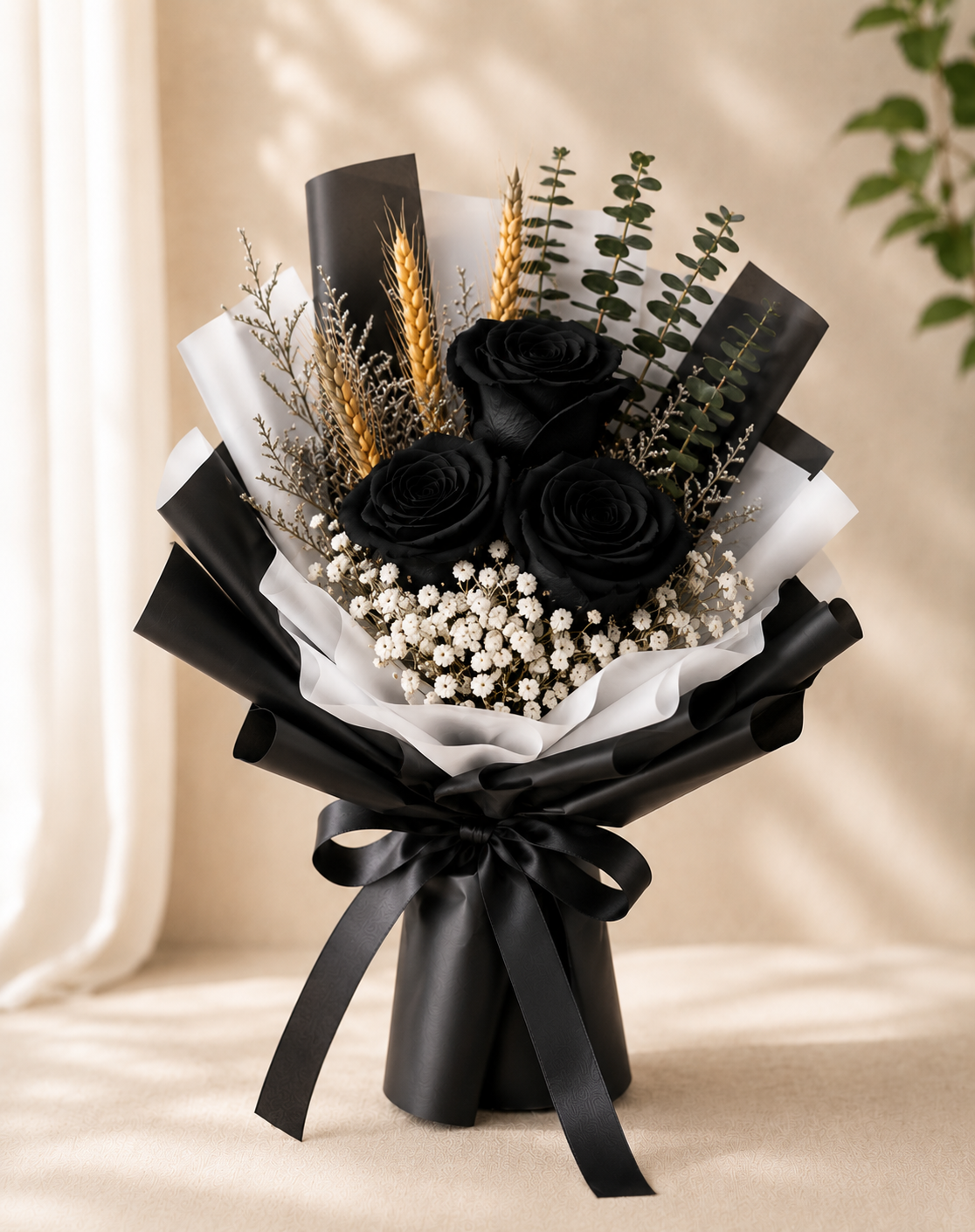 SC BLACK VELVET | Black Roses Bouquets