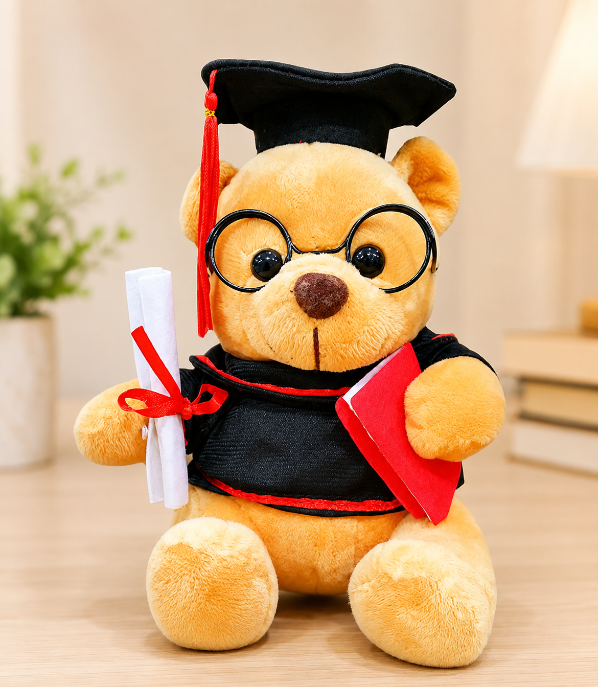 ADD ON | Graduation Bear with Glasses 18cm in Height