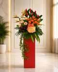 FORTUNE BLOSSOMS | Gerberas Grand Opening Standee