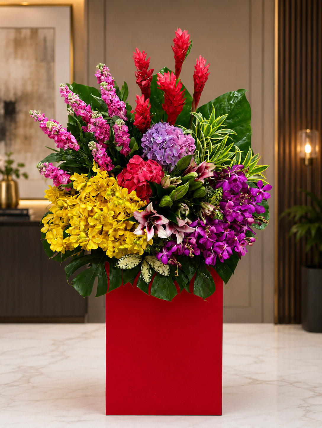 ROYAL TROPICAL | Hydrangea Grand Opening Standee