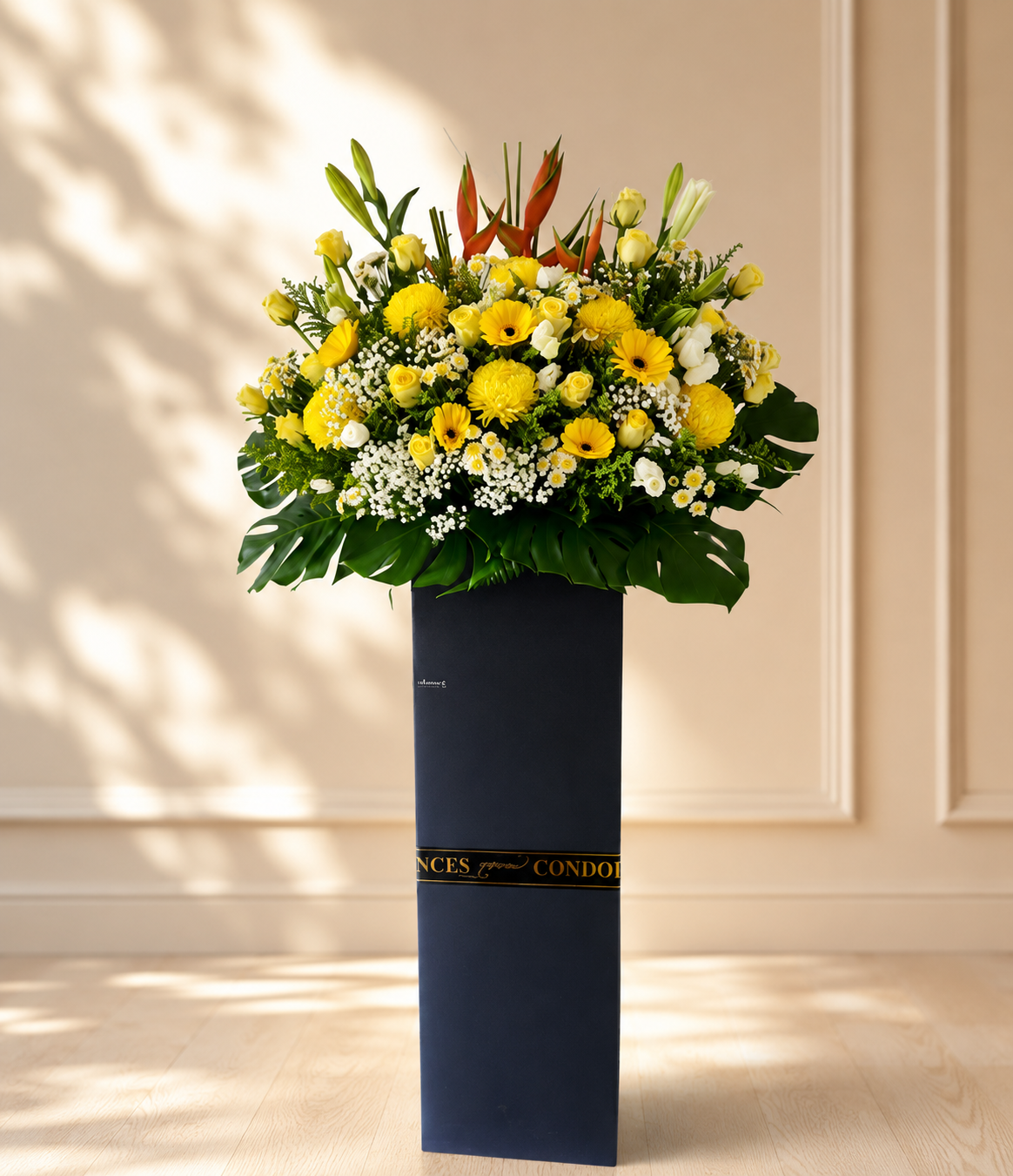 GOLDEN SUNSHINE - Condolences Standee