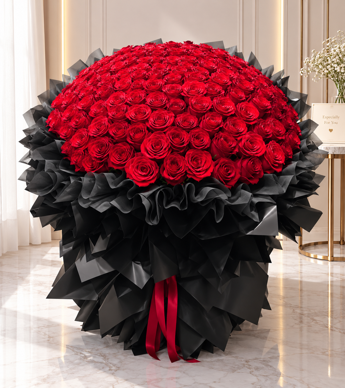 LOVE | 999 Red Roses Bouquet { Premium Kenya }