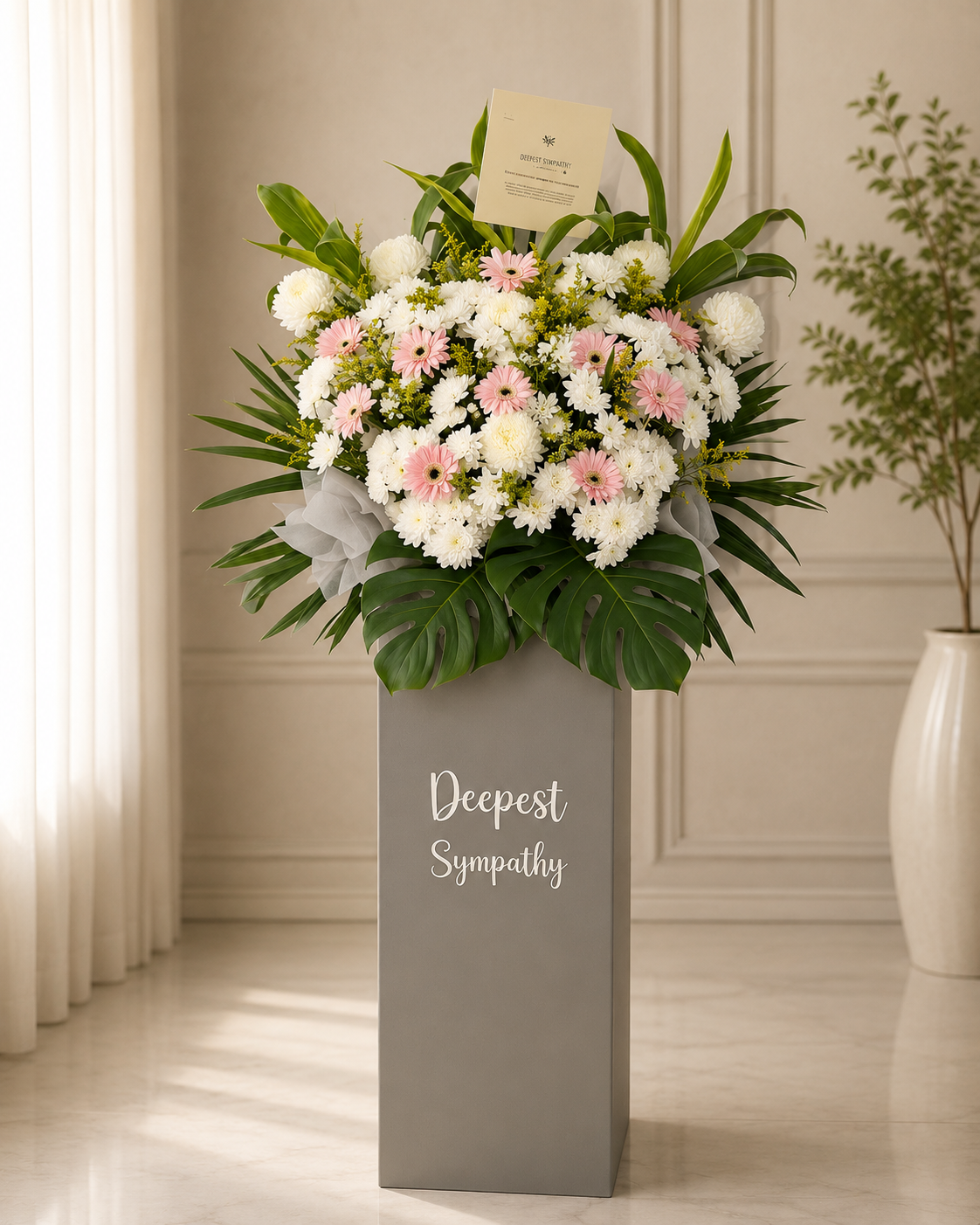 GENTLE FAREWELL  - Condolences Standee