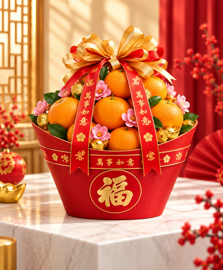 RADIANCE HARMONY | Mandarin 18 Oranges Hamper - CNY HAMPER