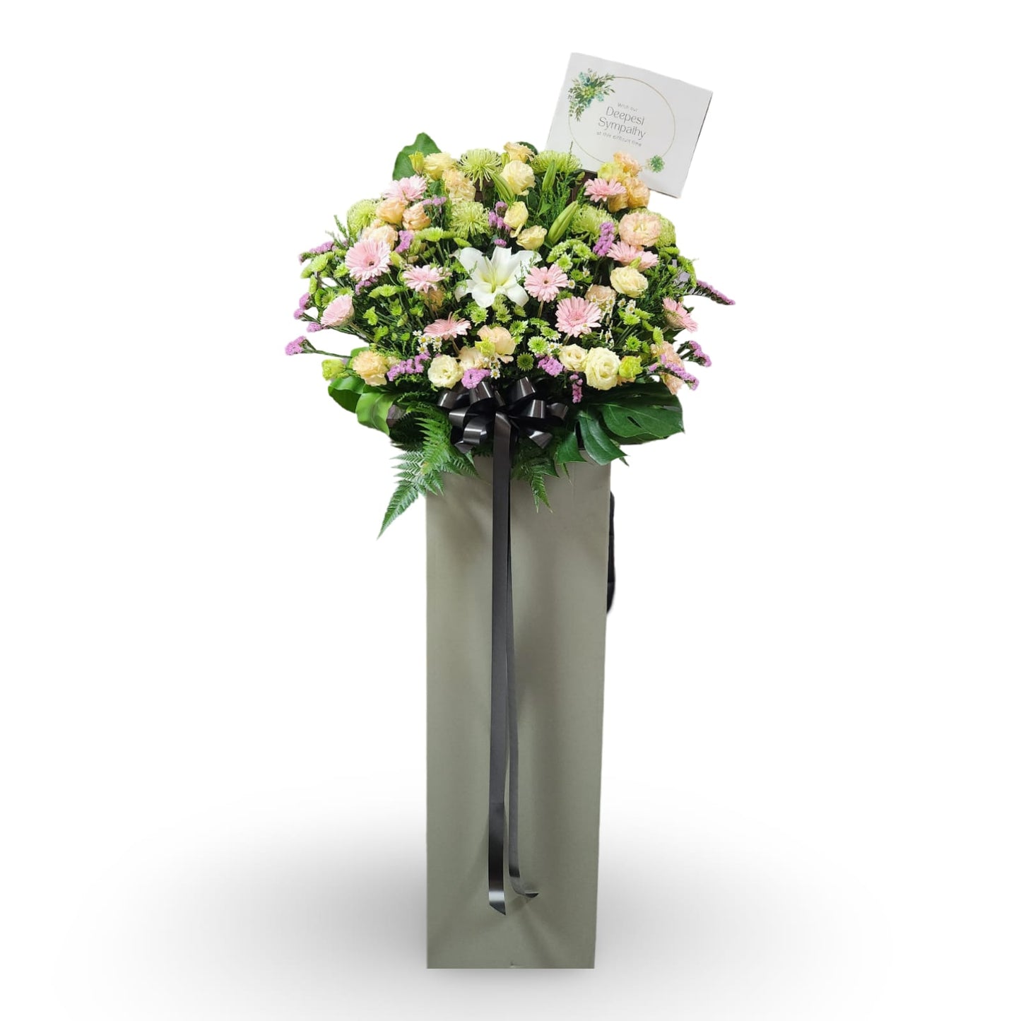 Prayer Condolence - Sympathy Flower Stand