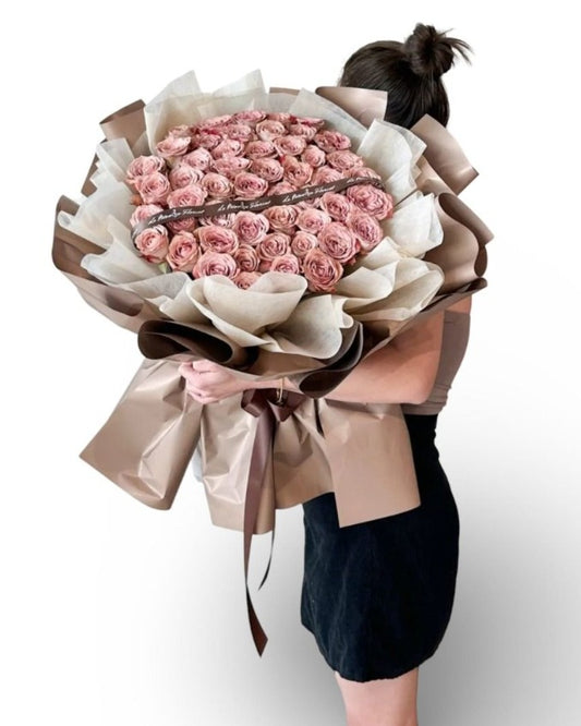 99 Premium cappuccino roses Bouquet - Vday11