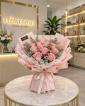 EVENING SCENTS | Pink Roses Bouquets