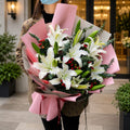 PURE GRACE & SOPHISTICATION | White Lilies Bouquets