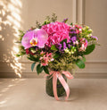 RADIANT ORCHID BLOOMS | Dark Pink Hydrangeas Vase Arrangements