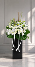 PURE WHITE SERENITY - Condolences Standee