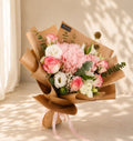 BLUSH HYDRANGREA ROMANCE | Pink Hydrangeas Bouquets